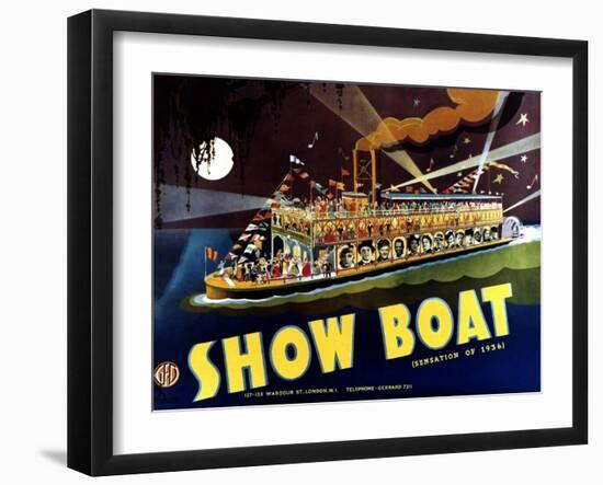 Show Boat, 1936-null-Framed Art Print