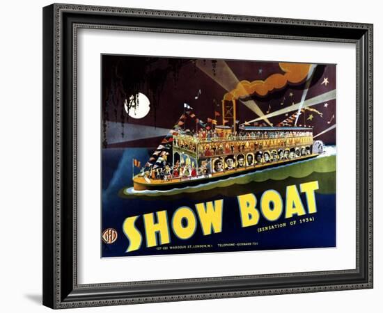 Show Boat, 1936-null-Framed Art Print