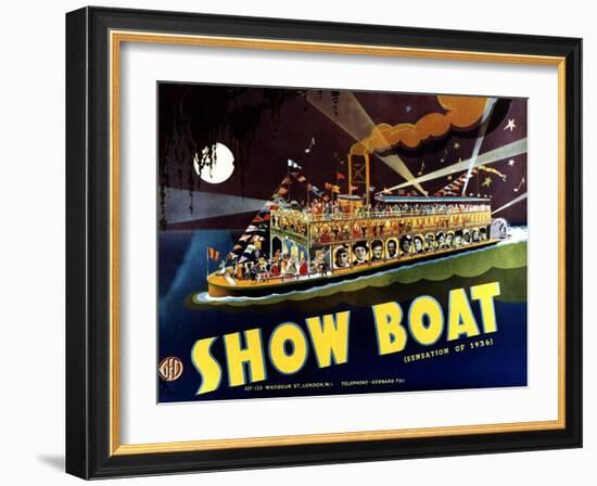 Show Boat, 1936-null-Framed Art Print