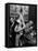 Show Girl Modeling Bikini For Customers at Lunch-Bill Ray-Framed Premier Image Canvas