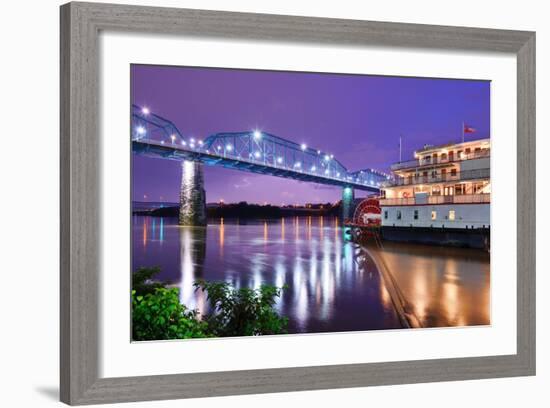 Showboat on the Tennessee River in Chattanooga, Tennessee.-SeanPavonePhoto-Framed Photographic Print