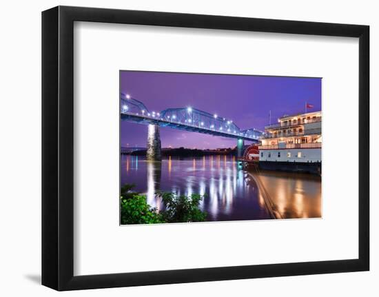 Showboat on the Tennessee River in Chattanooga, Tennessee.-SeanPavonePhoto-Framed Photographic Print