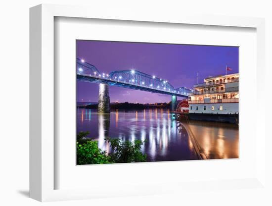 Showboat on the Tennessee River in Chattanooga, Tennessee.-SeanPavonePhoto-Framed Photographic Print