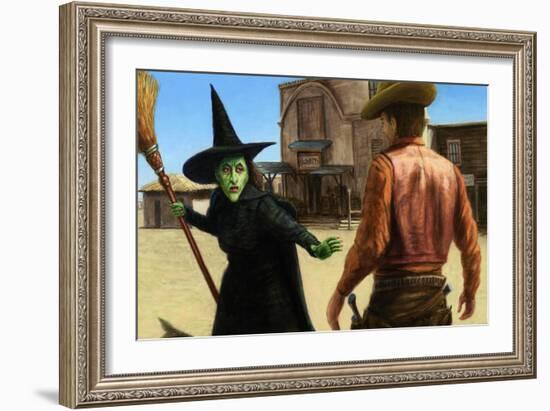 Showdown-James W. Johnson-Framed Giclee Print