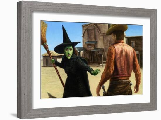 Showdown-James W. Johnson-Framed Giclee Print