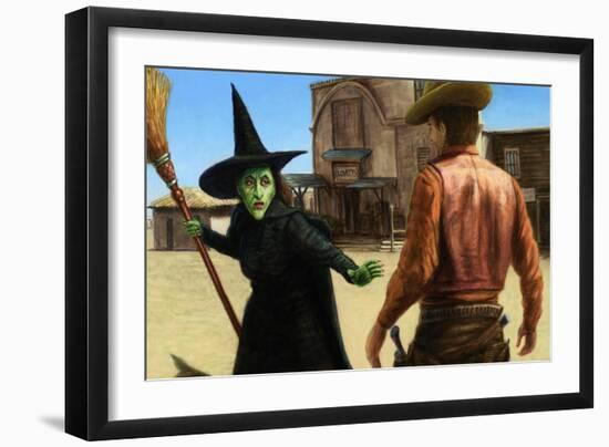 Showdown-James W. Johnson-Framed Giclee Print