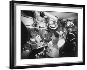 Showgirls Dressing Backstage for Show at the Lido Club-Gjon Mili-Framed Photographic Print