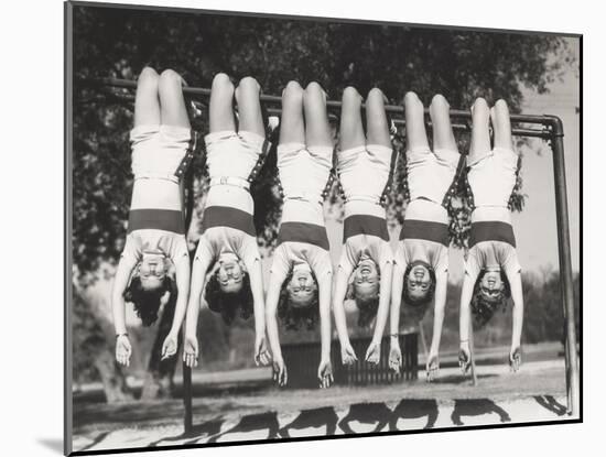 Showgirls Hanging from Monkey Bars-Everett Collection-Mounted Photographic Print