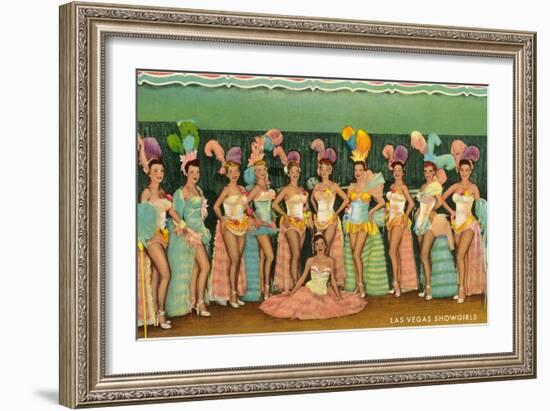 Showgirls, Las Vegas, Nevada-null-Framed Art Print