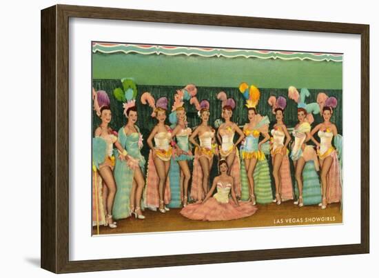 Showgirls, Las Vegas, Nevada--Framed Art Print