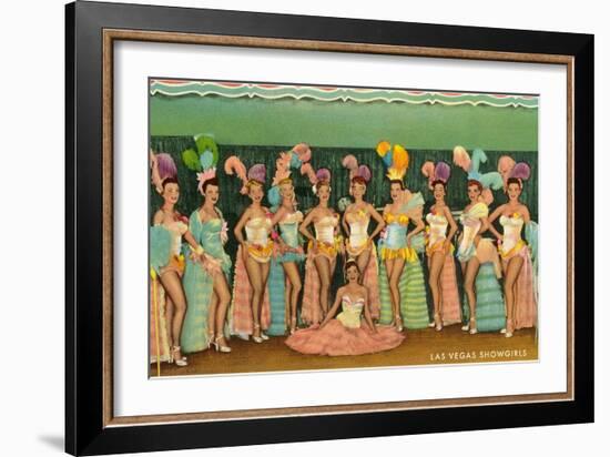 Showgirls, Las Vegas, Nevada-null-Framed Art Print