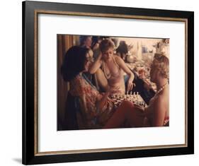 Showgirls Playing Chess Between Shows at Latin Quarter Nightclub-Gordon Parks-Framed Photographic Print
