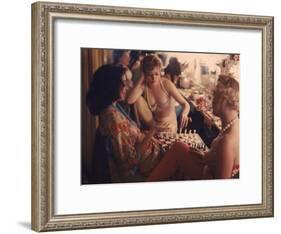 Showgirls Playing Chess Between Shows at Latin Quarter Nightclub-Gordon Parks-Framed Photographic Print