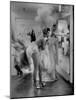 Showgirls Standing in the Dressing Room of the Stardust Hotel-Ralph Crane-Mounted Photographic Print