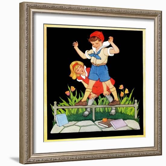 Showing Off  - Child Life-Hazel Frazee-Framed Giclee Print