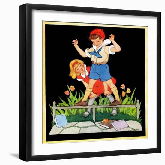 Showing Off  - Child Life-Hazel Frazee-Framed Giclee Print