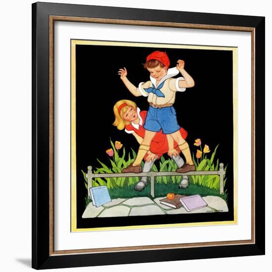 Showing Off  - Child Life-Hazel Frazee-Framed Giclee Print