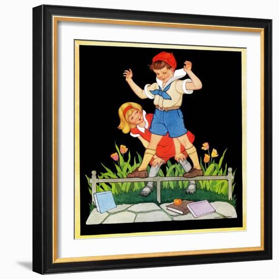 Showing Off  - Child Life-Hazel Frazee-Framed Giclee Print