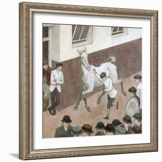 Showing the Paces, Aldridge's-Robert Bevan-Framed Giclee Print