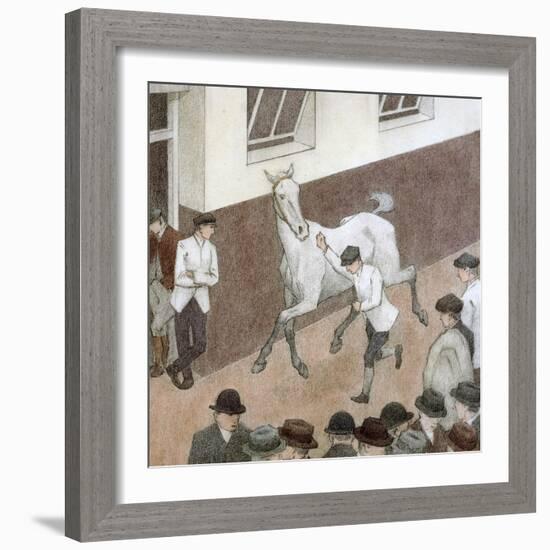 Showing the Paces, Aldridge's-Robert Bevan-Framed Giclee Print