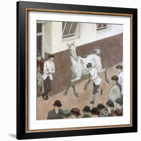 Showing the Paces, Aldridge's-Robert Bevan-Framed Giclee Print