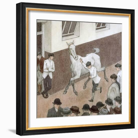Showing the Paces, Aldridge's-Robert Bevan-Framed Giclee Print