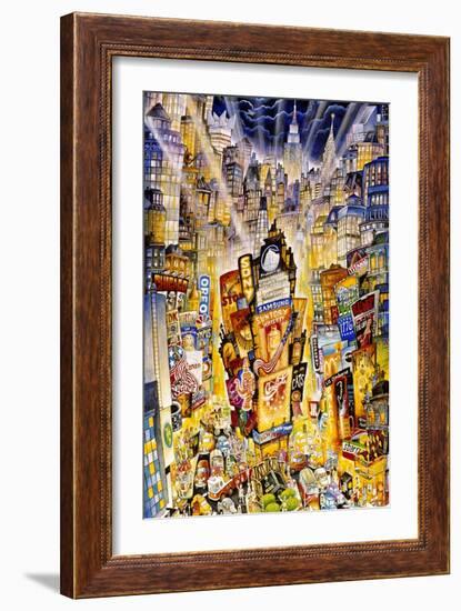 Showtime on Broadway-Bill Bell-Framed Giclee Print