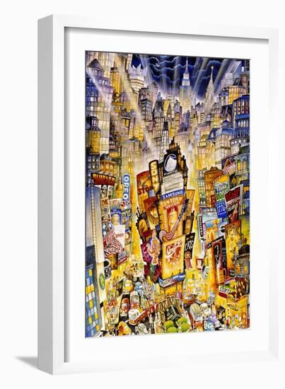 Showtime on Broadway-Bill Bell-Framed Giclee Print
