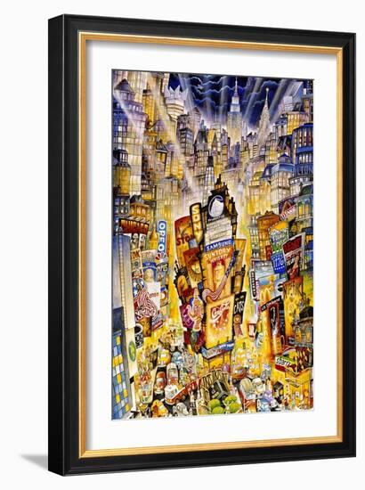 Showtime on Broadway-Bill Bell-Framed Giclee Print