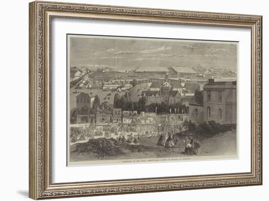 Showyards of the Royal Agricultural Society of England at Plymouth-Richard Principal Leitch-Framed Giclee Print