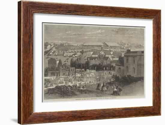 Showyards of the Royal Agricultural Society of England at Plymouth-Richard Principal Leitch-Framed Giclee Print