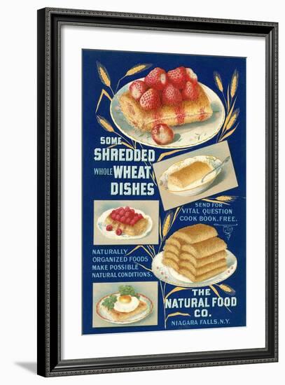 Shredded Wheat Dishes-null-Framed Art Print