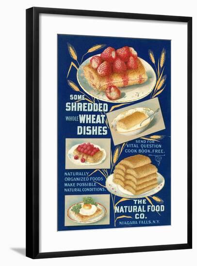 Shredded Wheat Dishes-null-Framed Art Print