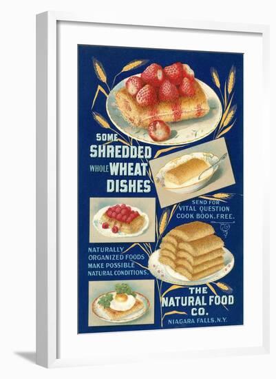 Shredded Wheat Dishes-null-Framed Art Print