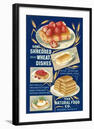 Shredded Wheat Dishes-null-Framed Art Print