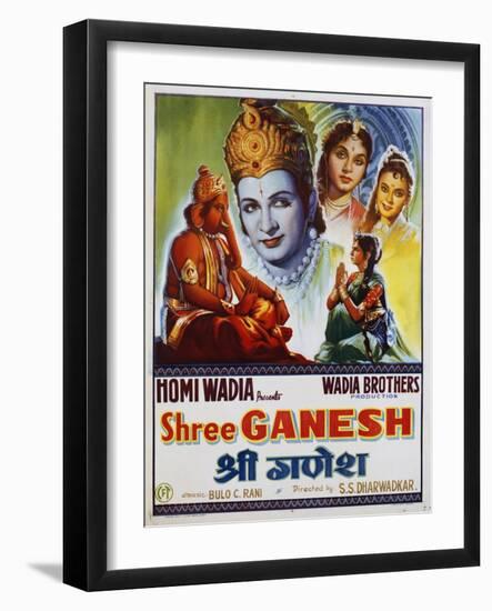 Shree Ganesh Movie Poster-null-Framed Giclee Print