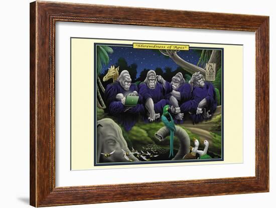 Shrewdness of Apes-Richard Kelly-Framed Art Print