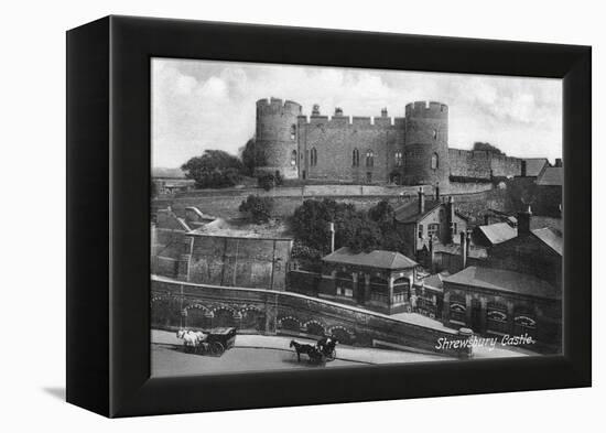 Shrewsbury Castle, Shrewsbury, Shropshire, C1900s-C1920S-Francis Frith-Framed Premier Image Canvas