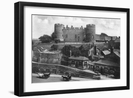 Shrewsbury Castle, Shrewsbury, Shropshire, C1900s-C1920S-Francis Frith-Framed Giclee Print