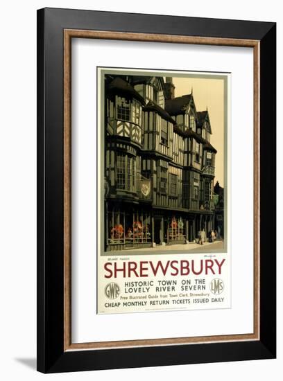 Shrewsbury-null-Framed Art Print