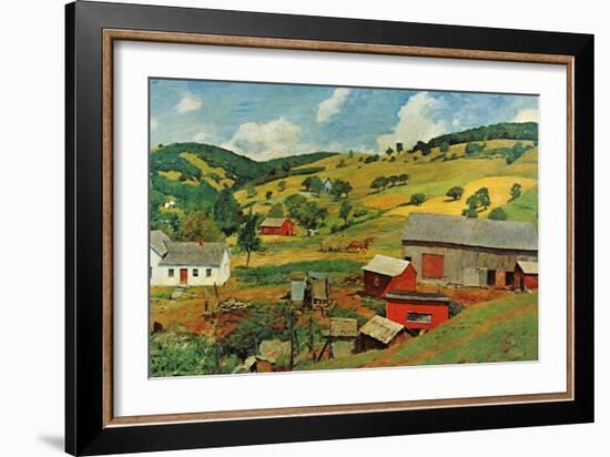 Shreyvogel Farm-Charles Shreyvogel-Framed Art Print