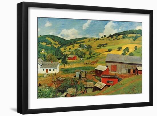 Shreyvogel Farm-Charles Shreyvogel-Framed Art Print
