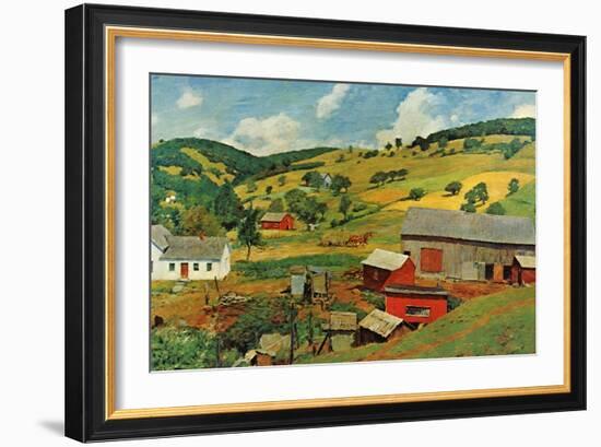 Shreyvogel Farm-Charles Shreyvogel-Framed Art Print