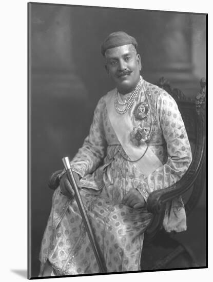 Shrimant Maharaja Sir Sayajirao III Gaekwad-James Lafayette-Mounted Giclee Print