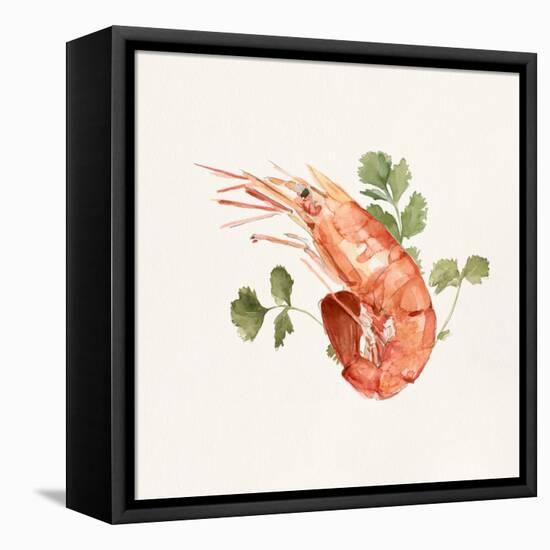 Shrimp for Dinner II-Emma Caroline-Framed Stretched Canvas