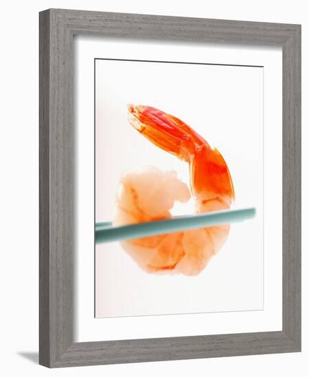 Shrimp on Chopsticks-null-Framed Photographic Print