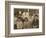 Shrimp-Pickers as Young as 5 and 8 at the Dunbar, Lopez, Dukate Co, Biloxi, Mississippi, 1911-Lewis Wickes Hine-Framed Photographic Print