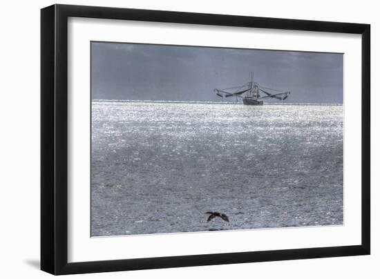 Shrimper and Cormarant-Robert Goldwitz-Framed Photographic Print