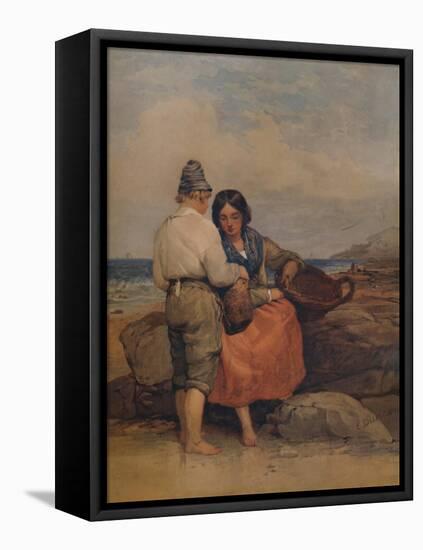 'Shrimpers', 19th century, (1935)-Edward Duncan-Framed Premier Image Canvas