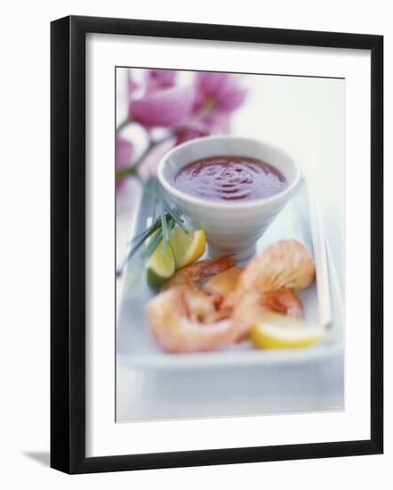Shrimps with Chili Dip-Ian Garlick-Framed Photographic Print
